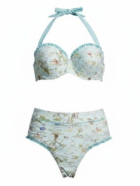 Disney POOH 100 ACRE High-Waist Bikini Set